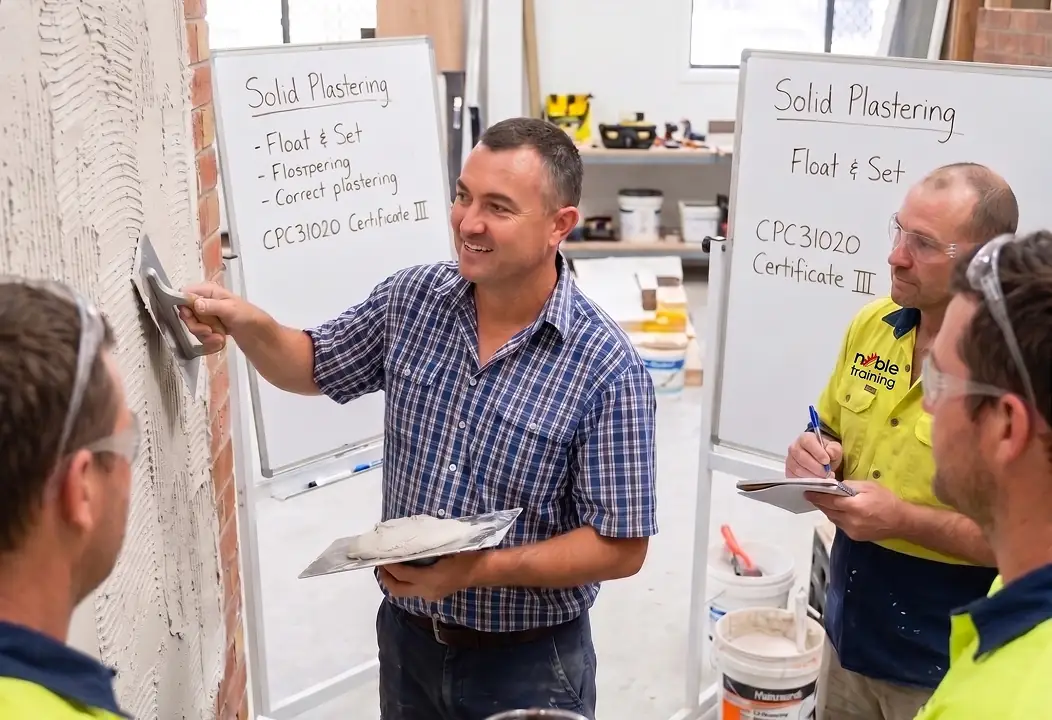 Certificate III in Solid Plastering (CPC31020)